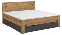 Bed Birmingham -Slaapcomfort Winkel Bed Birmingham met 4 laden bruin 2