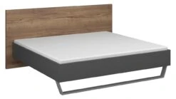 Slaapcomfort Winkel -Slaapcomfort Winkel Bed Halifax grijs metallic eiken 1