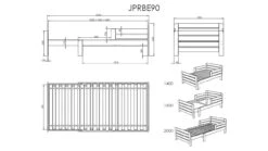 Bed Jumper -Slaapcomfort Winkel Bed Jumper grijs 3