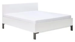 Bed Ragnar Met Hoofbord Hout -Slaapcomfort Winkel Bed Ragnar met hoofbord hout wit 4