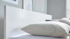 Bed Ragnar Met Hoofbord Hout -Slaapcomfort Winkel Bed Ragnar met hoofbord hout wit 6