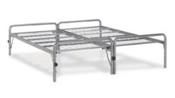 Bed Met Onderschuifbed Doppia -Slaapcomfort Winkel Bed onderschuifBed Doppia zilver 3