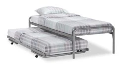 Bed Met Onderschuifbed Doppia -Slaapcomfort Winkel Bed onderschuifBed Doppia zilver 4