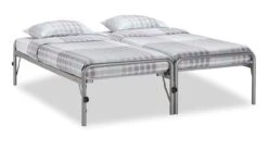 Bed Met Onderschuifbed Doppia -Slaapcomfort Winkel Bed onderschuifBed Doppia zilver 5