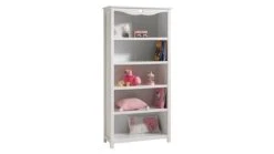 Complete Kinderkamer Amori Met 2-deurs Kast, Bureau En Bibliotheekkast -Slaapcomfort Winkel Bibliotheekkast Amori wit