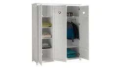 Kinderkamer Amori Met Nachtkast En 3-deurs Kast -Slaapcomfort Winkel Complete kinderkamer Amori met 3 deurs kast 7