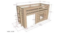 Halfhoogslaper Oliver -Slaapcomfort Winkel Halfhoogslaper Oliver bruin 2