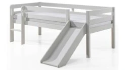 Halfhoogslaper Pino Met Glijbaan -Slaapcomfort Winkel Halfhoogslaper Pino met glijbaan wit 2