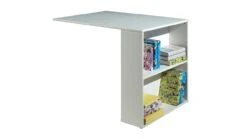 Halfhoogslaper Scott Met Bureau En 2 Commodes -Slaapcomfort Winkel Halfhoogslaper Scott met bureau en 2 commodes wit 3