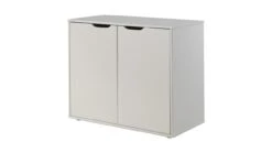 Halfhoogslaper Scott Met Bureau En 2 Commodes -Slaapcomfort Winkel Halfhoogslaper Scott met bureau en 2 commodes wit 4