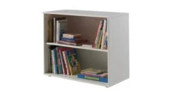 Halfhoogslaper Scott Met Bureau En Boekenkast -Slaapcomfort Winkel Halfhoogslaper Scott met bureau en boekenkast wit 3