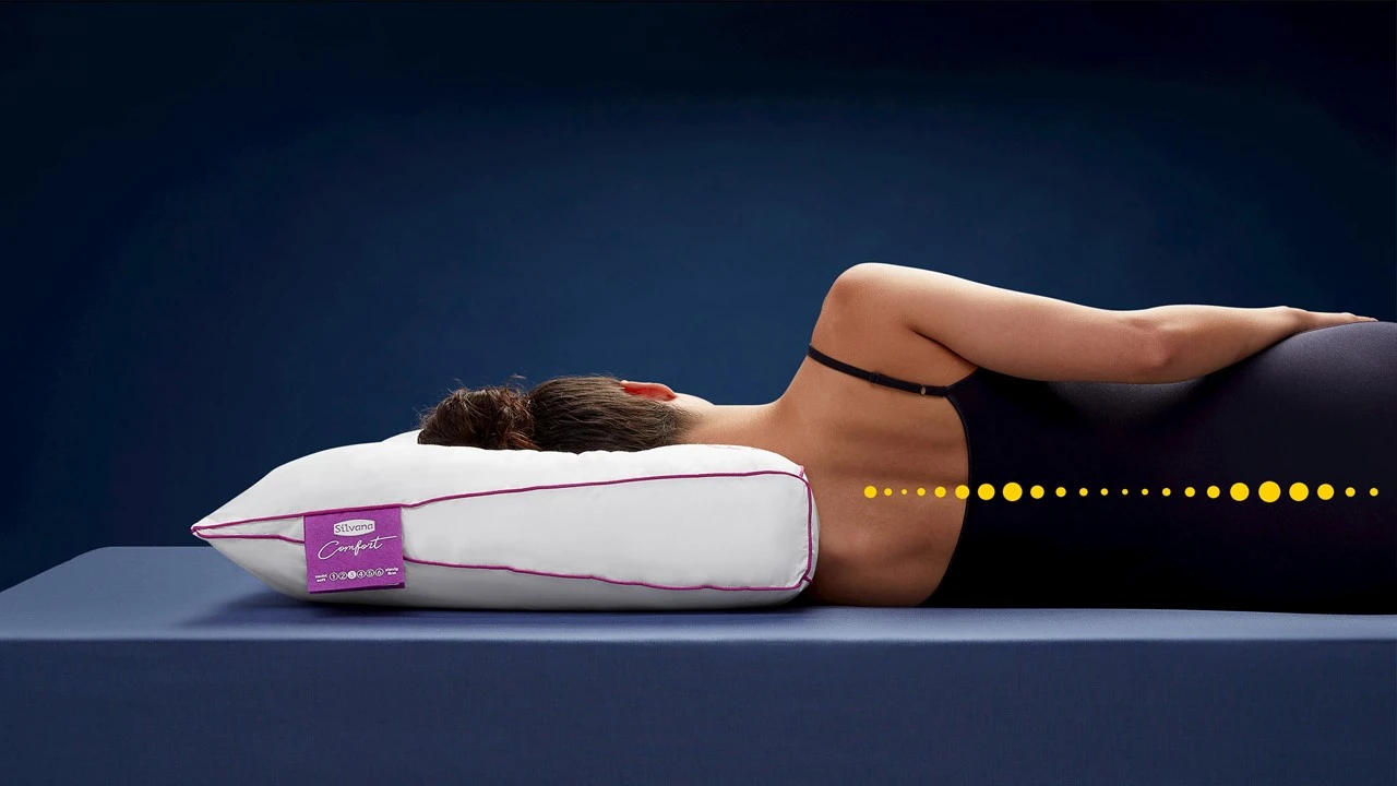 Hoofdkussen Silvana Comfort Paars 3 Hoofdkussen Silvana Comfort Paars - Afbeelding 3