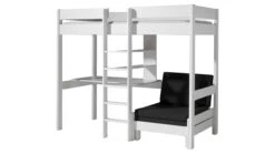 Hoogslaper Pino Met Zetelbed -Slaapcomfort Winkel Hoogslaper Pino met zetelbed wit 3