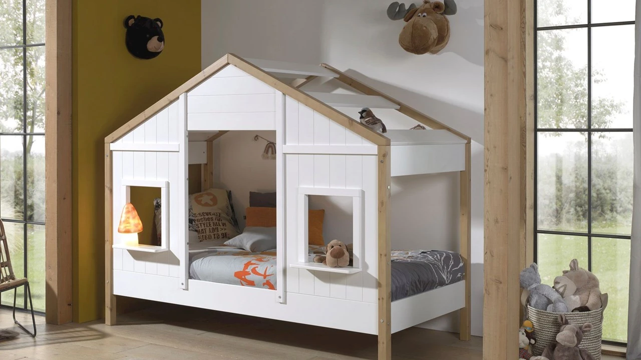 HuisBed Babs 90 2 HuisBed Babs 90 - Afbeelding 2