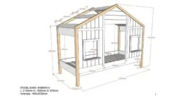 HuisBed Babs 90 7 HuisBed Babs 90 -Slaapcomfort Winkel Huisbed Babs 90 wit 3