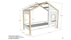 HuisBed Babs 91 5 HuisBed Babs 91 -Slaapcomfort Winkel Huisbed Babs 91 wit 2