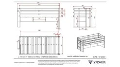 Kajuitbed Margrit 91 -Slaapcomfort Winkel Kajuitbed Margrit 91 bruin 3