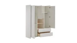 Complete Babykamer Kiddy Met Commode, Opzet En Kast 3-deurs -Slaapcomfort Winkel Kast Kiddy 3deuren en 2 laden 1