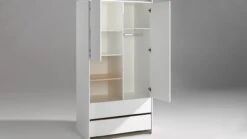 Complete Slaapkamer Kiddy Met Nachtkast, Kast En Bureau Met Opzet -Slaapcomfort Winkel Kast Kiddy 7