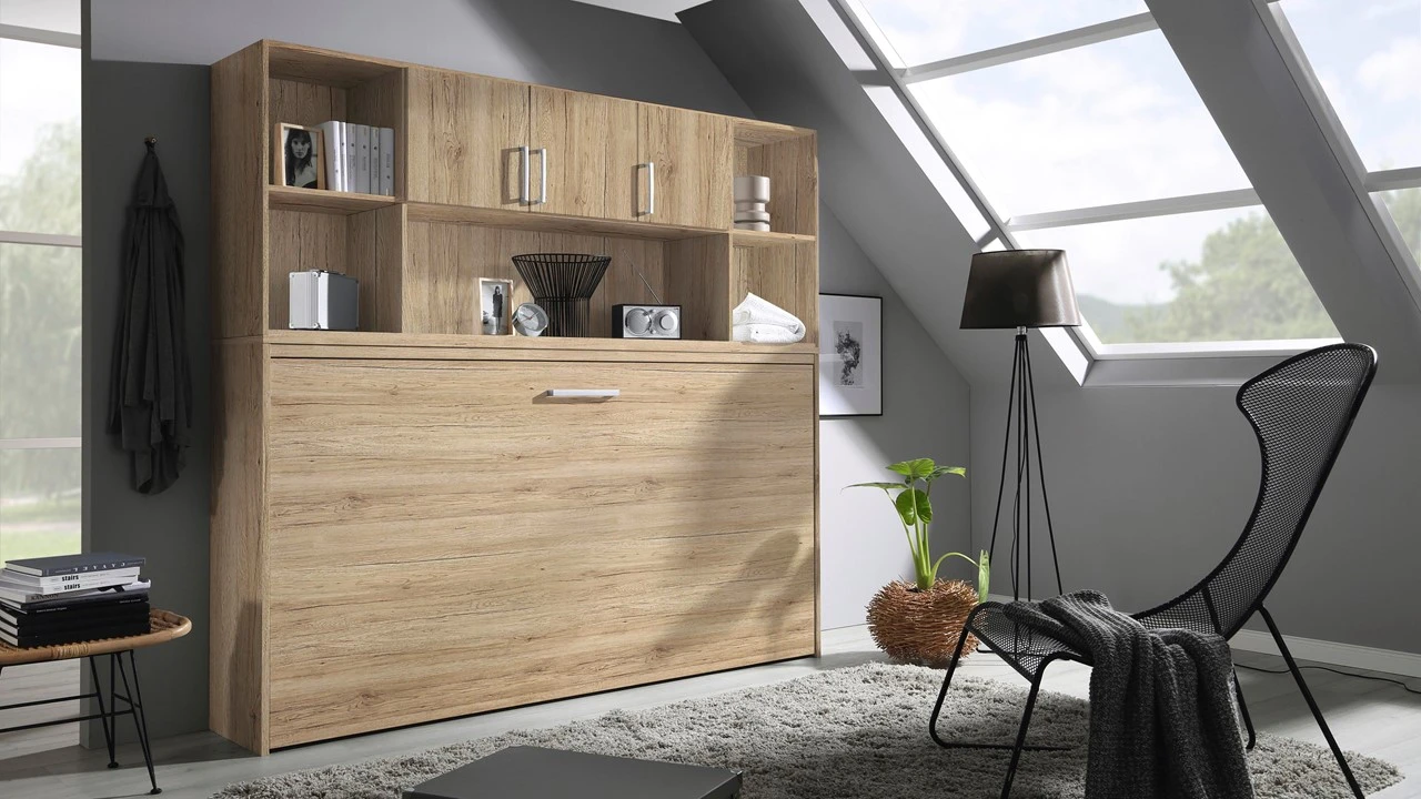 Opklapbed Albero Met Bovenbouw 2 Opklapbed Albero Met Bovenbouw - Afbeelding 2