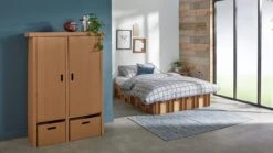 Paper Bed -Slaapcomfort Winkel Paper Bed met laden bruin 4