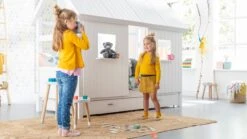 Sofabed Puck Met Dakframe En Heel Dak -Slaapcomfort Winkel Sofabed met dakframe Puck wit 2