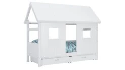 Sofabed Puck Met Dakframe En Heel Dak -Slaapcomfort Winkel Sofabed met dakframe Puck wit 3