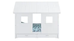 Sofabed Puck Met Dakframe En Heel Dak -Slaapcomfort Winkel Sofabed met dakframe Puck wit 4