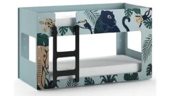 Stapelbed Luca Jungle -Slaapcomfort Winkel Stapelbed Luca Jungle mintgroen 3