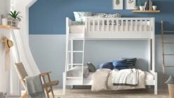 Stapelbed Scott 3-persoons Met Ladenset -Slaapcomfort Winkel Stapelbed Scott 3 persoons met ladenset wit 3