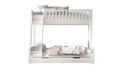 Stapelbed Scott 3-persoons Met Ladenset -Slaapcomfort Winkel Stapelbed Scott 3 persoons met ladenset wit 4