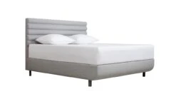 TEMPUR® Bed Arc Met Hoofdbord Vectra, Vlakke Schotelbodem En Pro Matrassen -Slaapcomfort Winkel TEMPUR Bed Arc met hoofdbord Vectra vlakke schotelbodem en Pro matrassen Stone 2