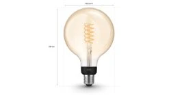 Verlichting Philips Hue Filamentlamp White Globe G125/E27 9 Verlichting Philips Hue Filamentlamp White Globe G125/E27 -Slaapcomfort Winkel Verlichting Philips Hue Filamentlamp White Globe G125 E27 2
