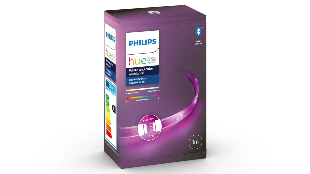 Verlichting Philips Hue Lightstrip Plus 1 Meter 1 Verlichting Philips Hue Lightstrip Plus 1 Meter