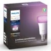 Verlichting Philips Hue White And Color Ambiance Starterkit E27 (2 Lampen, 2 Dimmers + Bridge)
